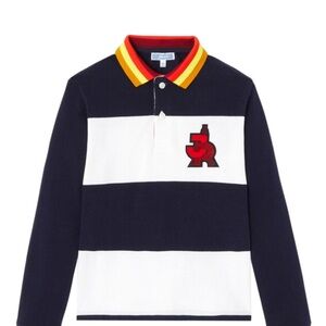 Jacadi Kids Polo Shirt - Navy, White, Red, and Yellow
